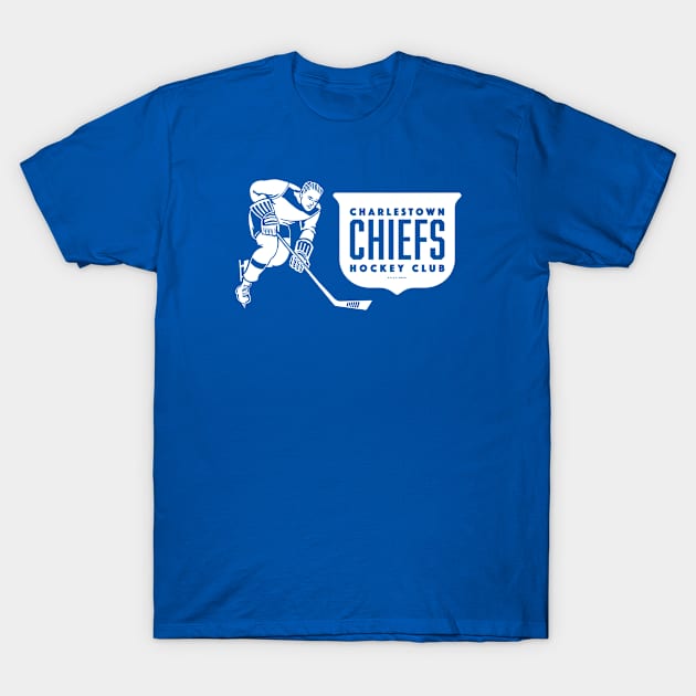 Charlestown Chiefs (White) T-Shirt by deadmansupplyco